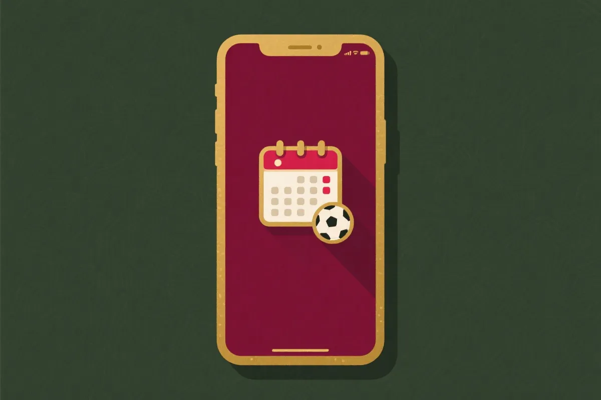 观赛提醒与准备清单示意图